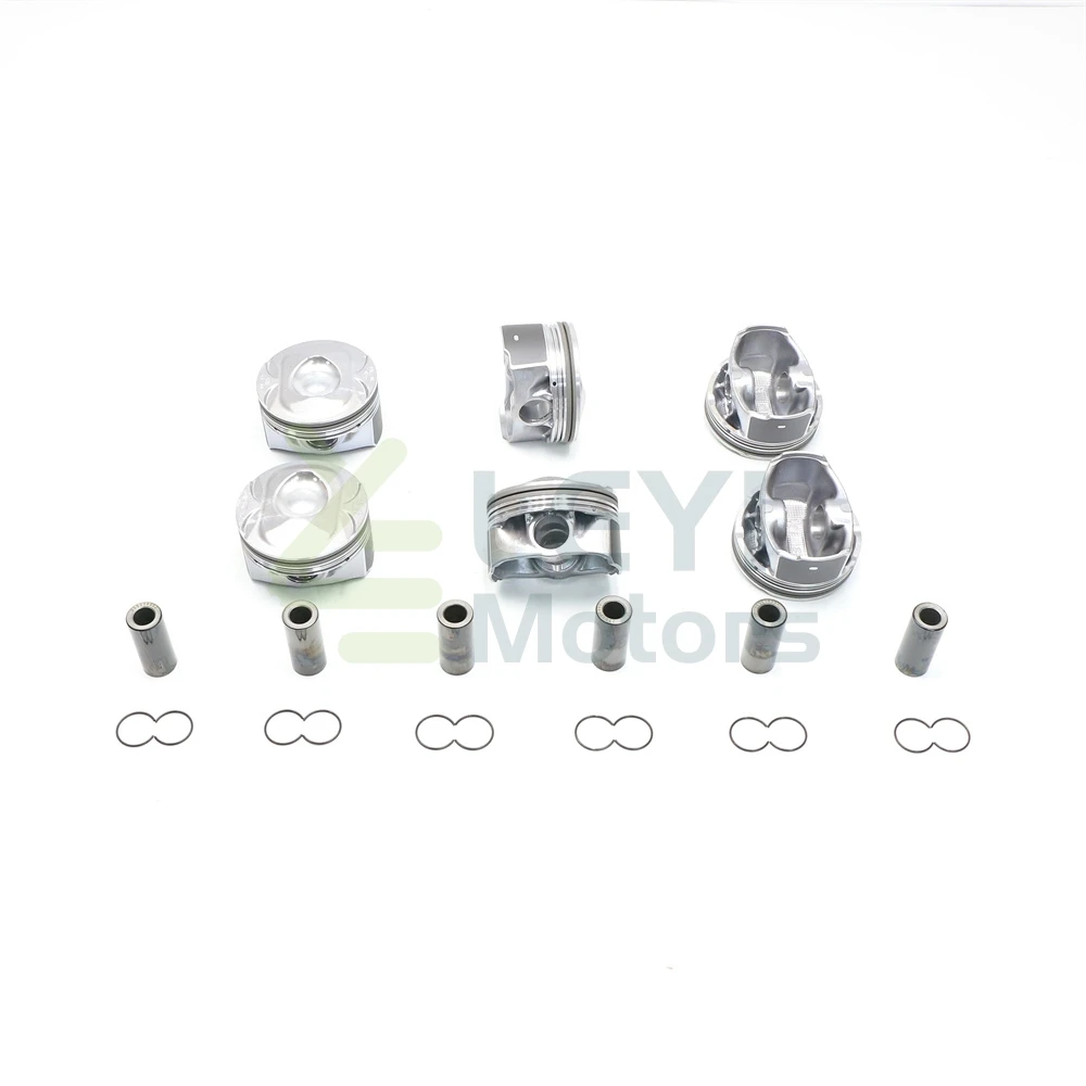 Para Jaguar Land Rover 3,0 T 306PS V6 motor de gasolina piezas de automóvil Kit de pistón con pasador de pistón 84,5 MM OE LR062617 STD 025 050