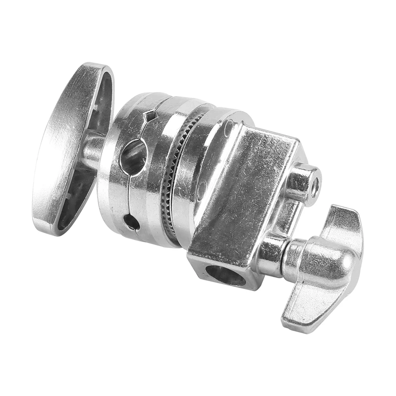 Multi Functional Heavy Duty 2.5 Inch Grip Head Swivel Head Holder Mounting Adapter For Light Stand C-Light Stand