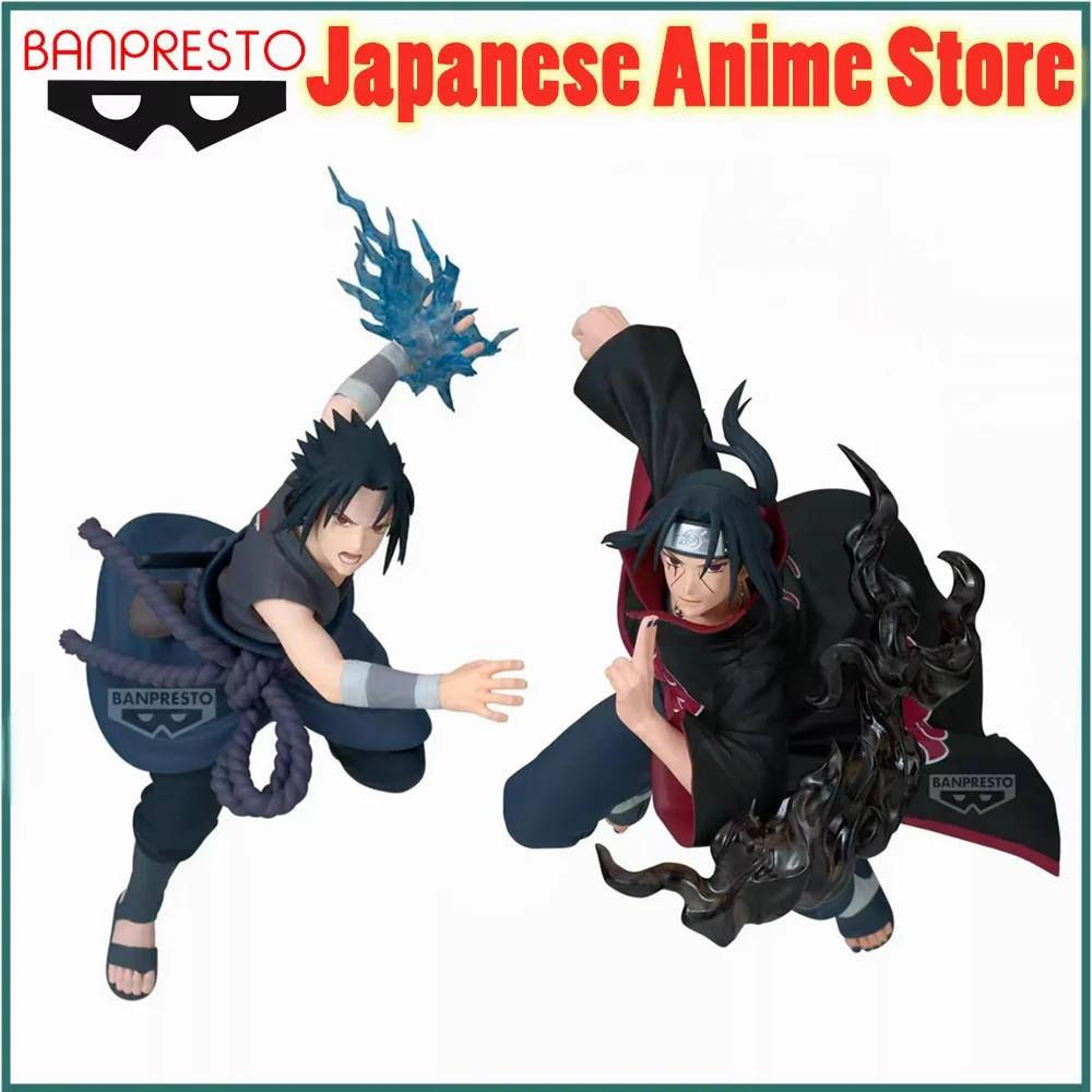 

Original Banpresto NARUTO SHIPPUDEN Anime UCHIHA Sasuke & Itachi Combination Battle Anime Figure Action Figurine Model Figuarts