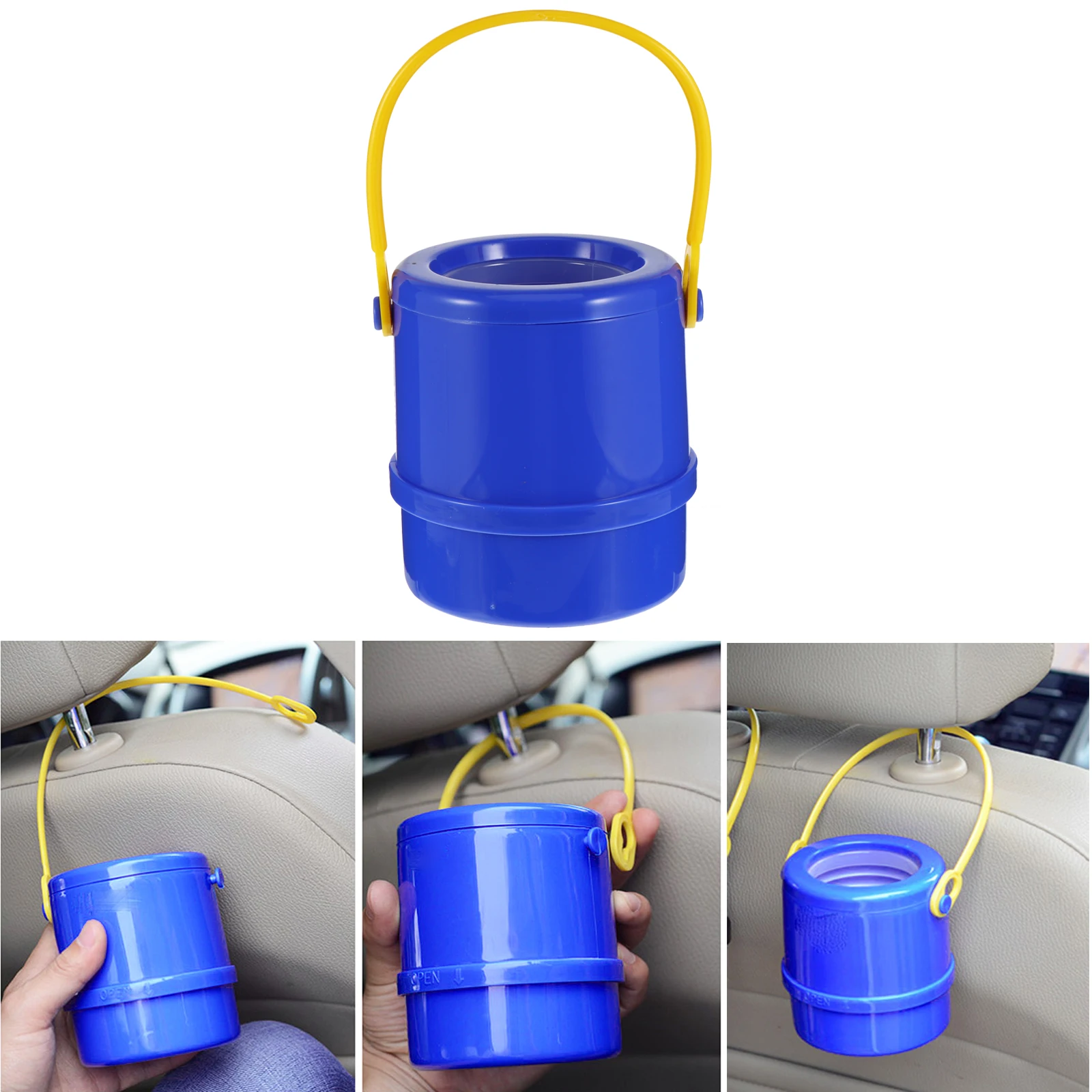 

Car Umbrella Cover Foldable Waterproof Plastic Umbrella Storage Bag Retractable Design Car Seat Lightweight Rainproof