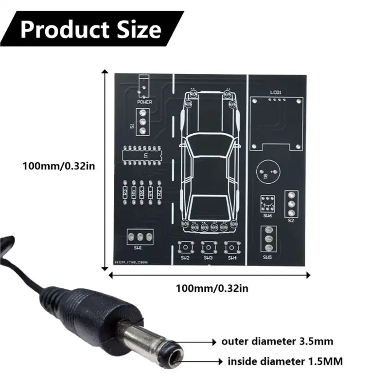 [NEW A09R!】 DIY Electronic Project Soldering Practice Kit For Students Car Driving Simulator Welding Practice With DIY Parts