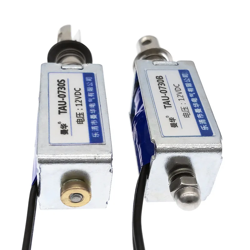 Electric magnet 0730S 0730B 12V frame solenoid electromagnet 24V push&pull stroke 10mm