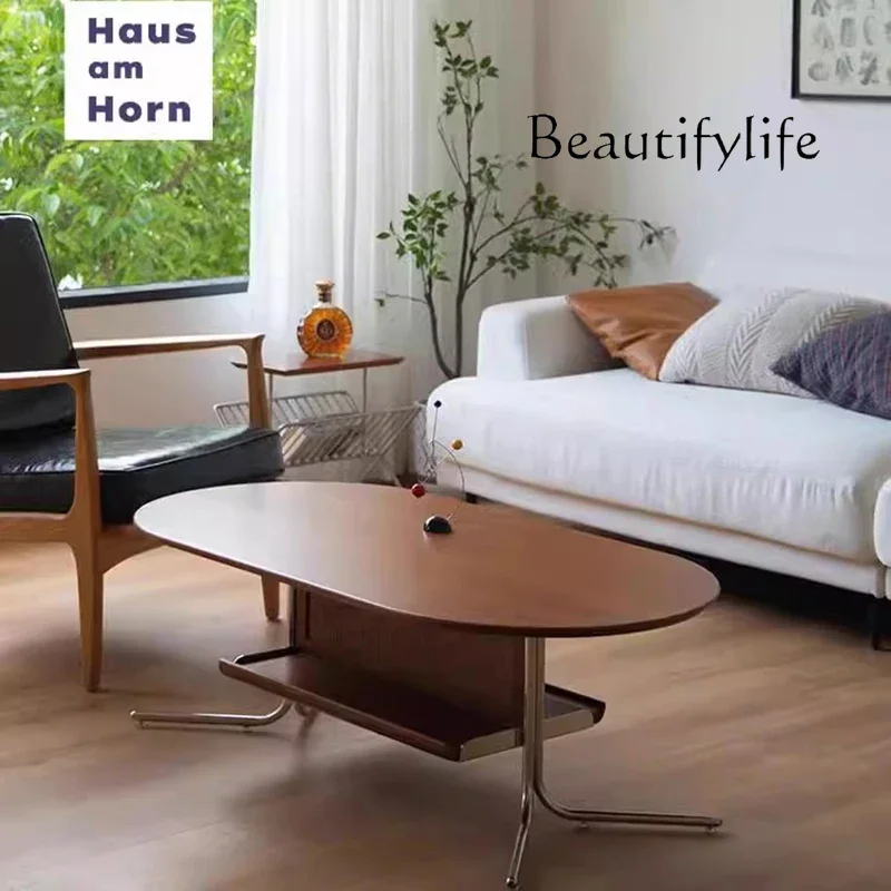 

X Nordic Style Vintage Coffee Table Unique Neutral Premium Simple Coffee Table Living Room Cool Table De Salon Home Furniture
