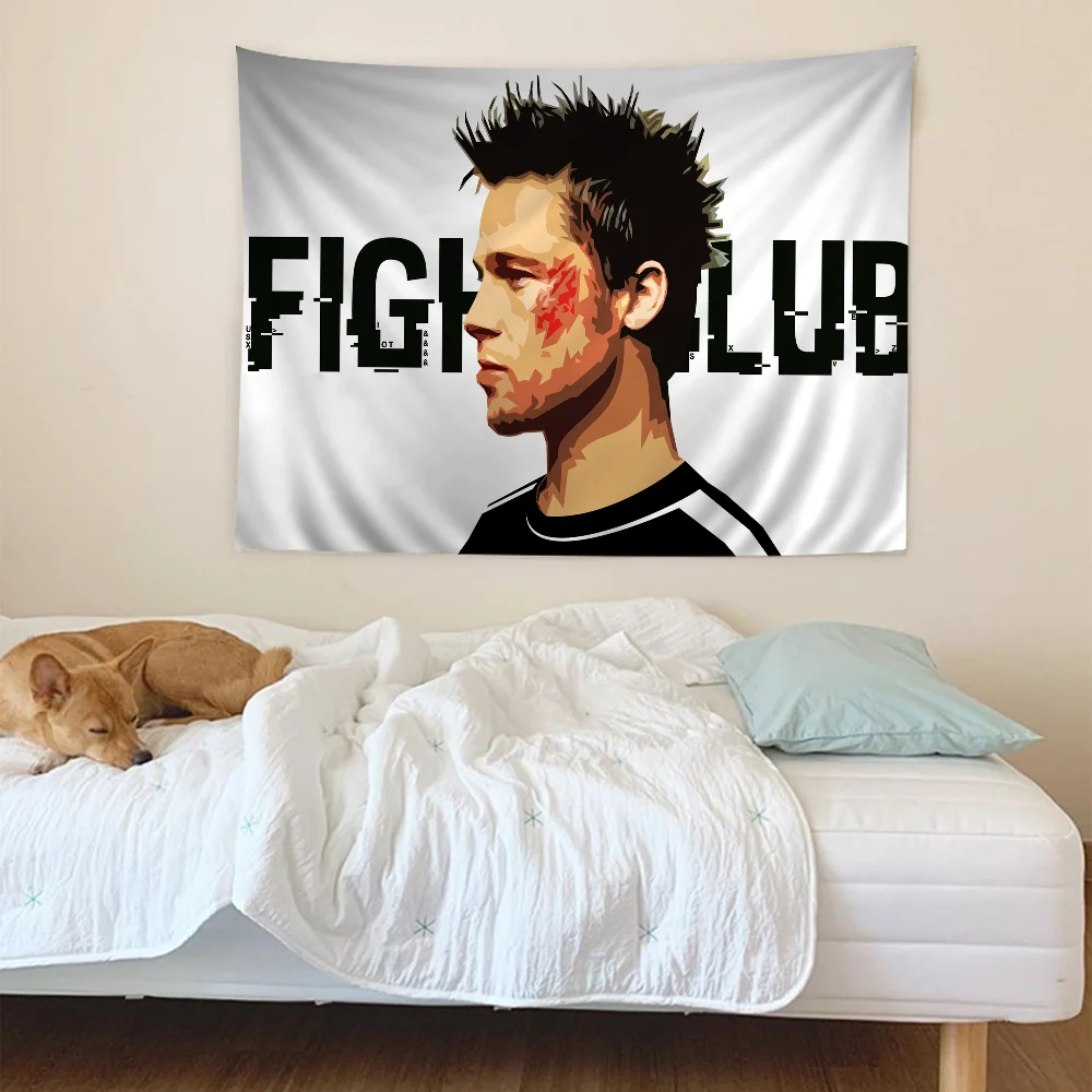 Fight Club Movie Anime Tapestry Indian Buddha Wall Decoration Witchcraft Bohemian Hippie Wall Hanging Sheets