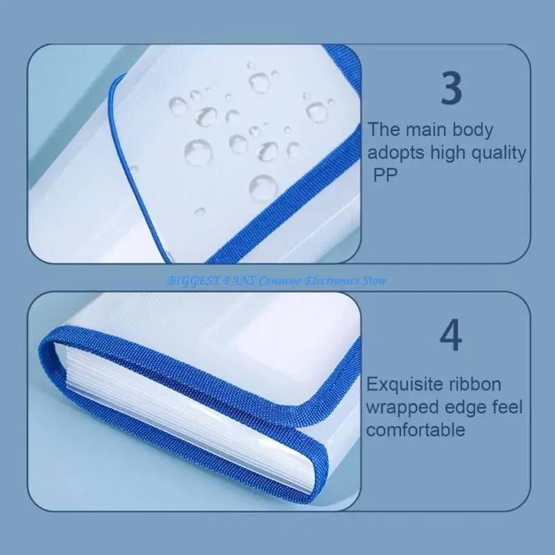 

13 Pockets Large Capacity Receipt Storage Bag Accordian File Bag Office Supplies