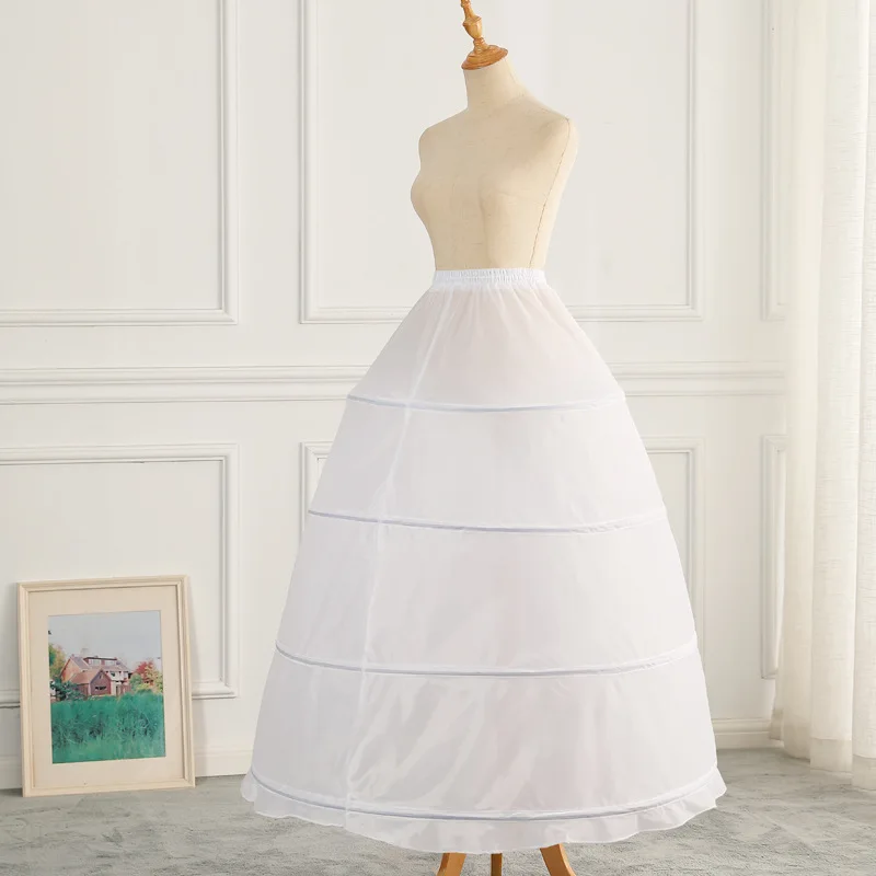 Crinoline – Costume de mariage à fleurs, ajouré, robe de Performance noire, robe de mariée mi-longue, jupe, barre de soutien