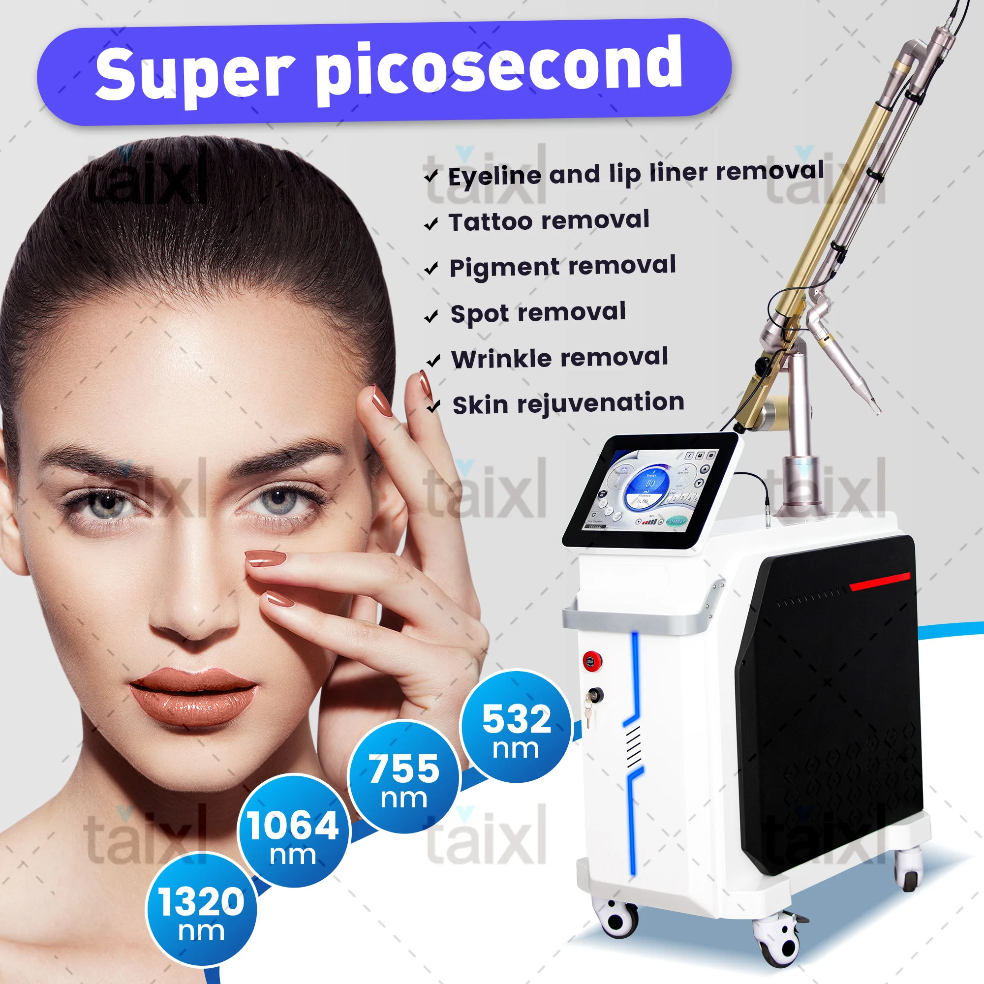 

Facial Beauty Device For Spot Removal, Mole Whitening, And Multifunctional Beauty Salon Use