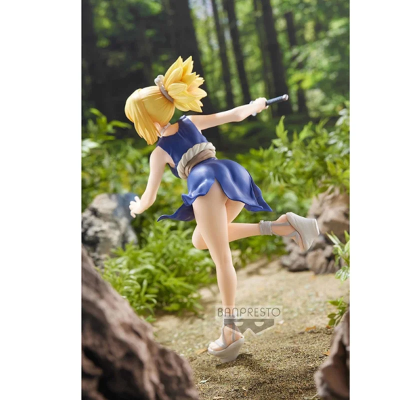 Origina l en foto ck Bandai Banpresto Anime Figuur van Dr. Stone-Senku Ishigami, Nanami Ryusui, Kohaku, Watermeloen-Model Pvc Jongen Speelgoed