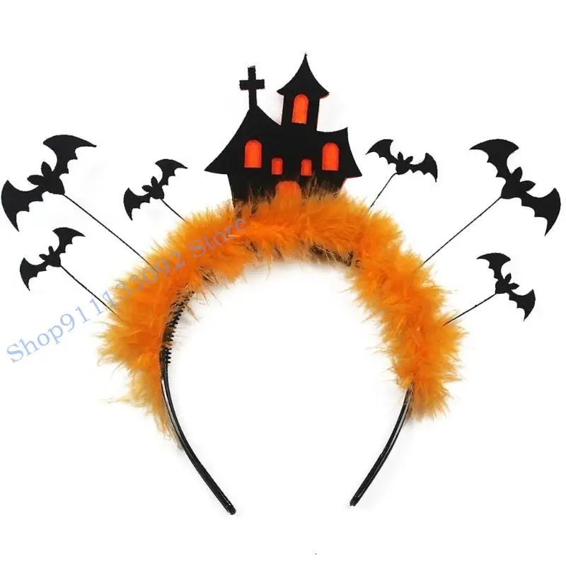 H9ed Cool Bats 헤드 밴드 생일 파티 코스프레 성 헤드웨어 헤어 액세서리