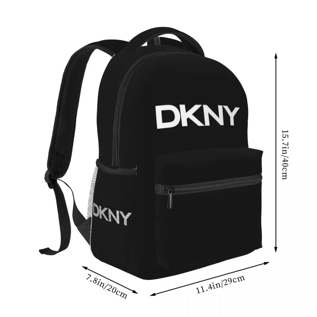 D-DKNYS NewYork Skyline Backpack for Men Women Fashion High School Hiking Travel Daypack College Shoulder Bag Outdoor 16in