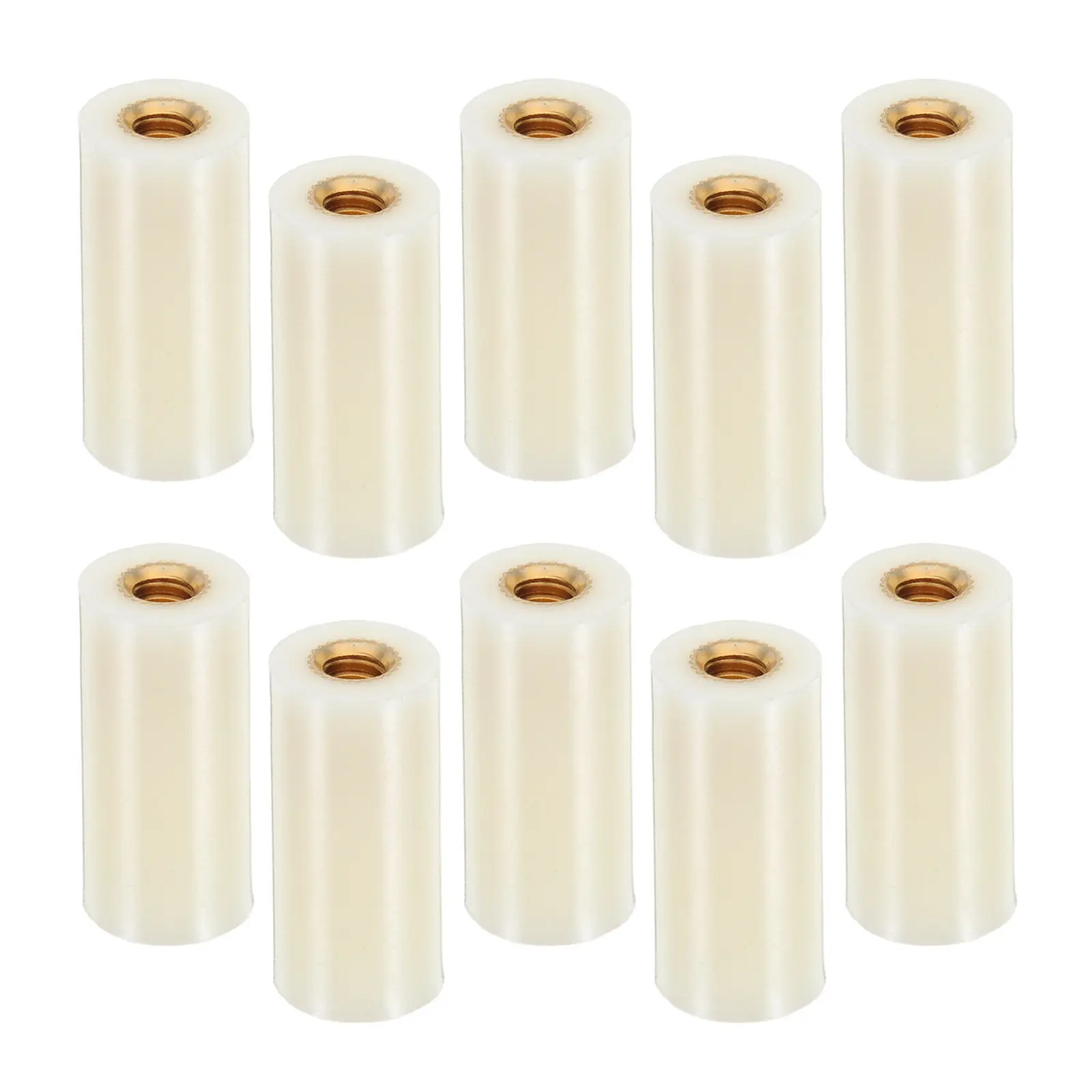 

10Pcs Billiard Cue Tip Replacement 12Mm Copper Screw on Ferrules Pool Stick Quick Install Threaded Ferrule Adapters Repair Kit