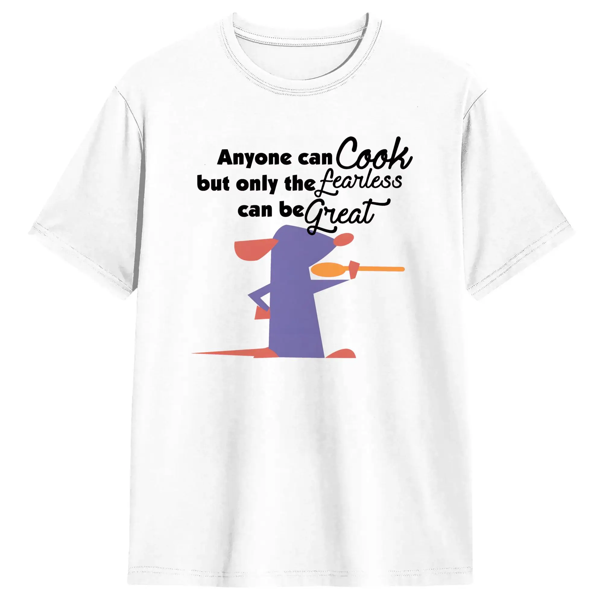Humorous Small but Mighty T-Shirts for Men O Neck 100% Cotton T Shirts Ratatouilles Short Sleeve Tee Shirt Unique Clothing