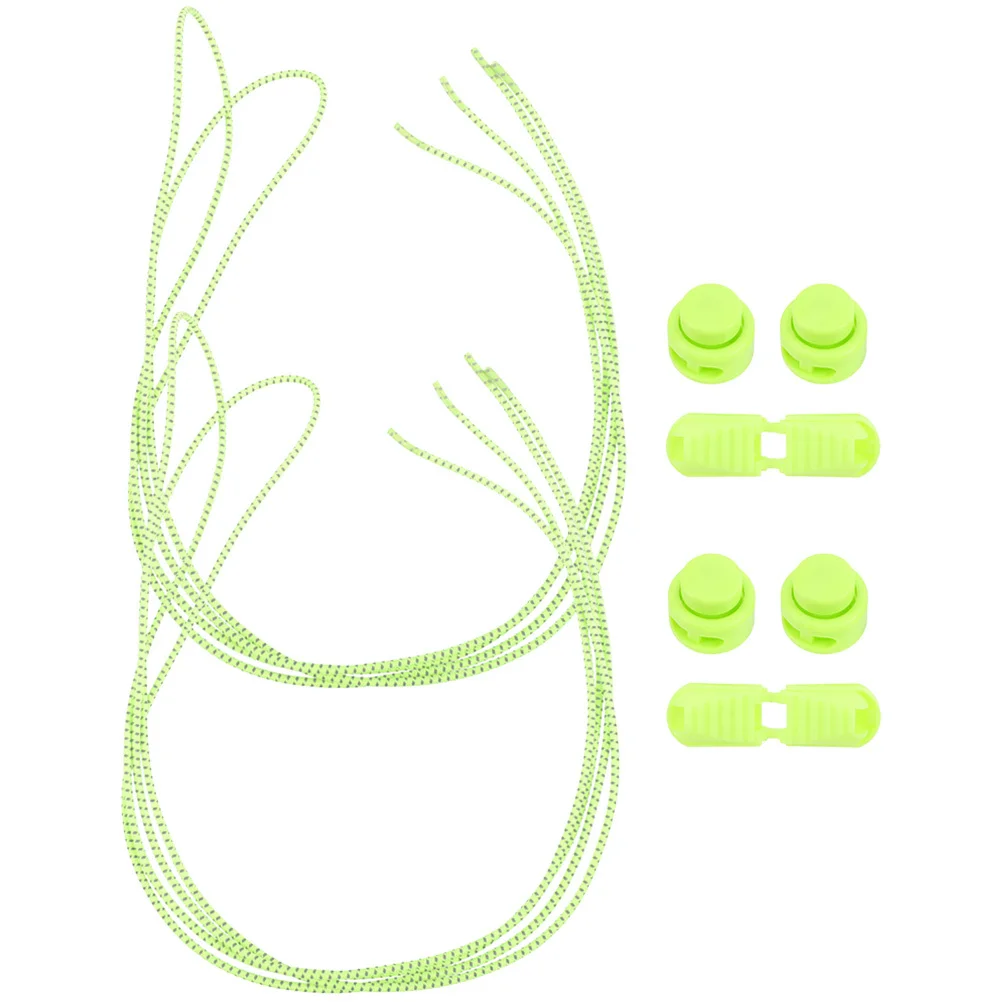 

2Pairs Elastic Shoelaces Reflective Round Laces for Running Sneakers Anti-Loose Wear-Resistant Replacement Sport Shoes Outdoor