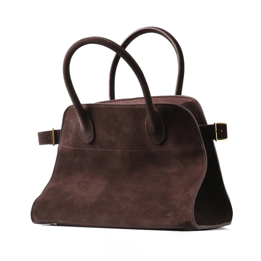 

Frosted Leather Bag 2025 New High-end Large Capacity Tote Bag Genuine Leather Versatile Commuter One-shoulder Handbag for Women