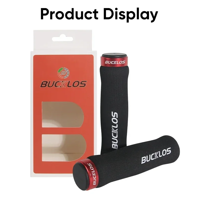 BUCKLOS Mtb Grip Soft Sponge Mountain Bike Grip Lock on Bicycle Handlebar Grips Non-slip Bicycle Handle Comfortable MTB Cuffs