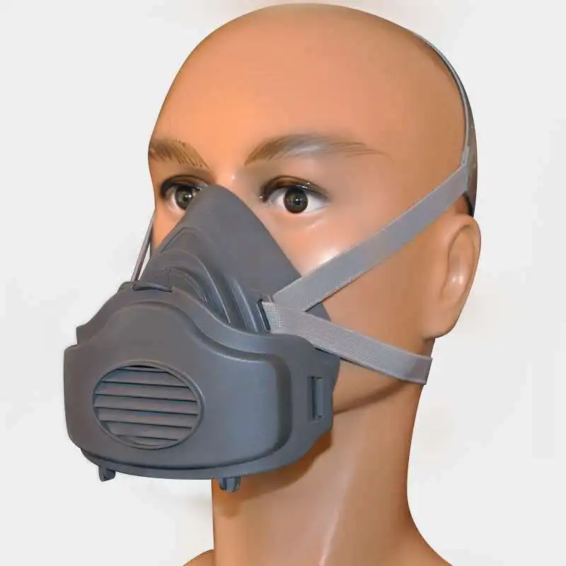 3200 Dustproof Half Mask Filtration Respirator Suitable For Spray Paint Carpentry Grinding House Decoration And Filter Accessory