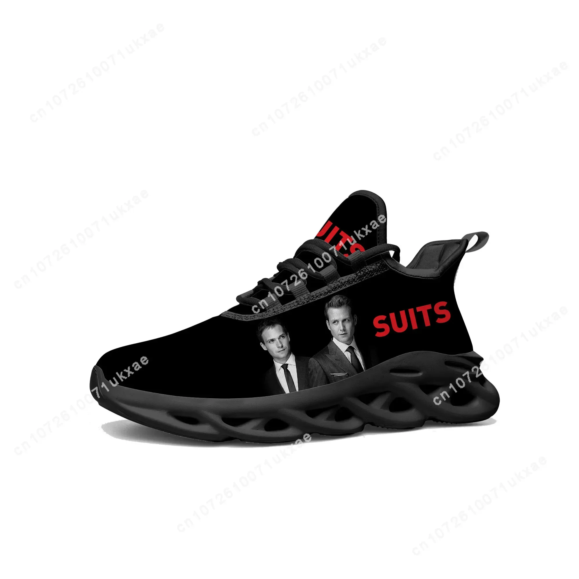 Suits TV series Flats Sneakers Mens Womens Sports Shoes High Quality Gabriel Macht Sneaker Lace Up Mesh Footwear custom Shoe