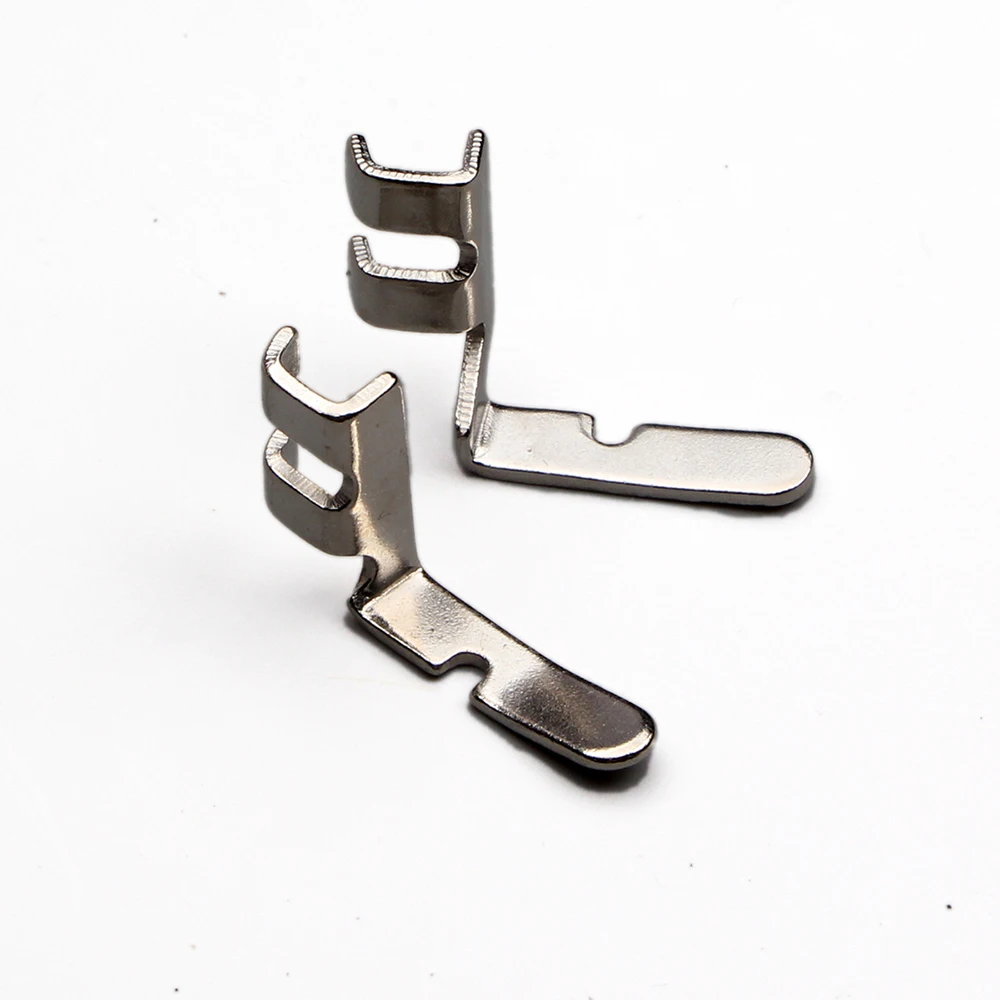 Zipper Edge Guide Presser Foot Industrial Single-Needle Home Sewing Machine Accessories Embroidery Hoop Left/Right Hemming Tools