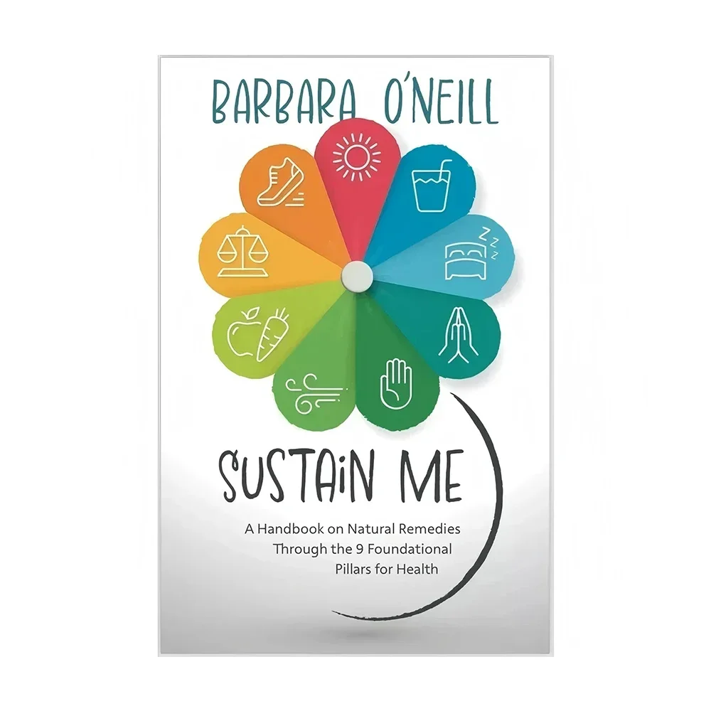 كتابان للشفاء الذاتي بتصميم / كتاب دليل Sustain Me بواسطة Barbara O'neill باللغة الإنجليزية ذات الغلاف الورقي