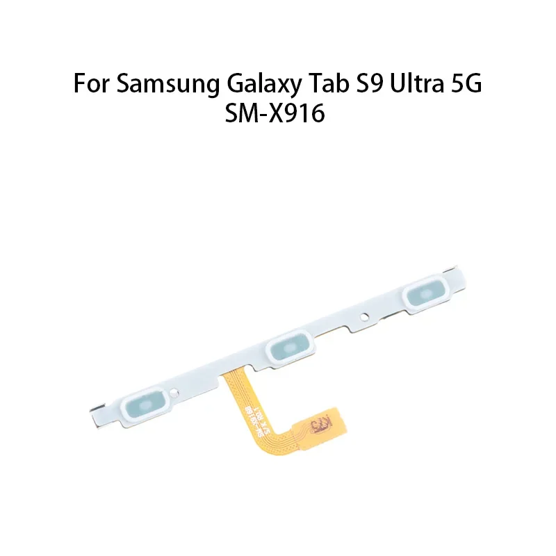 

Power ON OFF Mute Switch Control Key Volume Button Flex Cable For Samsung Galaxy Tab S9 Ultra 5G SM-X916