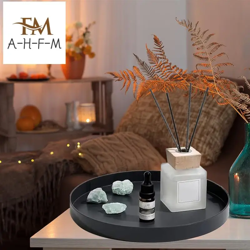 

Круглый поднос с 4-мя магнитными подсвечами, подвижный подсвечник, декоративный подсвечник для домашнего декора рабочего стола