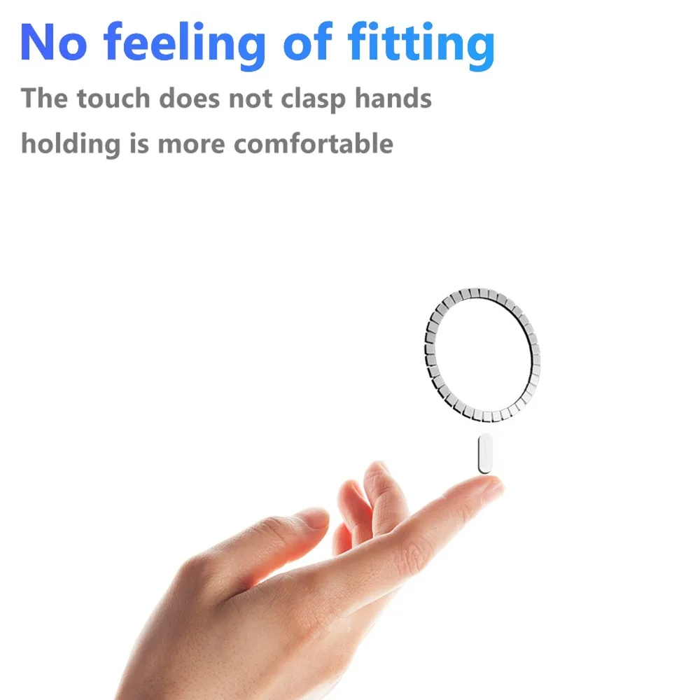 Pegatinas de anillo de Metal con imán fuerte, lengüeta de junta de anillo magnético de carga inalámbrica Magsafe para IPhone 17/16/15 Samsung Huawei Xiaomi