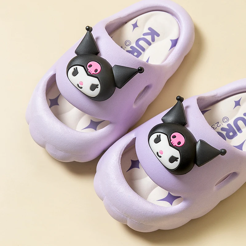 Anti-kick children slippers for girls and boys 2024 new indoor home non-slip bath coulomi sandals Slippers kids shoes