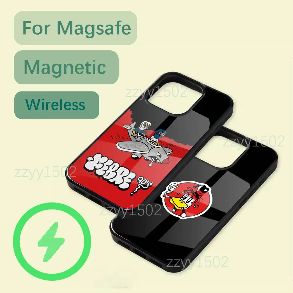 

Rapper Febre90s with MagSafe Phone Case for iPhone 17,16,15,14,13,12,11 Pro,Max,Plus,X,XS,XR,SE4,E Mini Charging