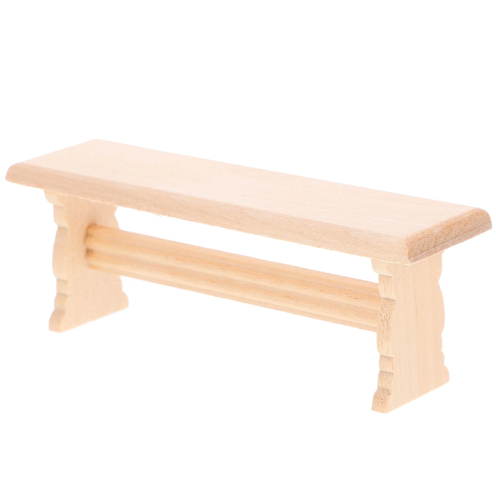 Miniature Tables and Chairs Wooden Benches Baby Miniatures House Furniture