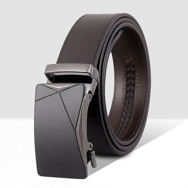 automatic business genuine leather belt for men