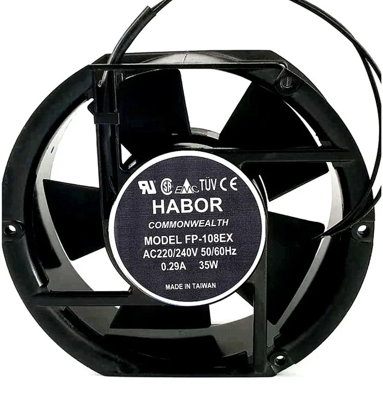 НОВЫЙ ОРИГИНАЛЬНЫЙ FP-108EX AC220V/240V 0.29A 35W 17251 172*51mm ОХЛАЖДАЮЩИЙ ВЕНТИЛЯТОР