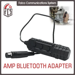 FCS-TACTICAL New Generation AMP Tactical Headset Buletooth Wrieless AUX Adapter with Stereo Sound