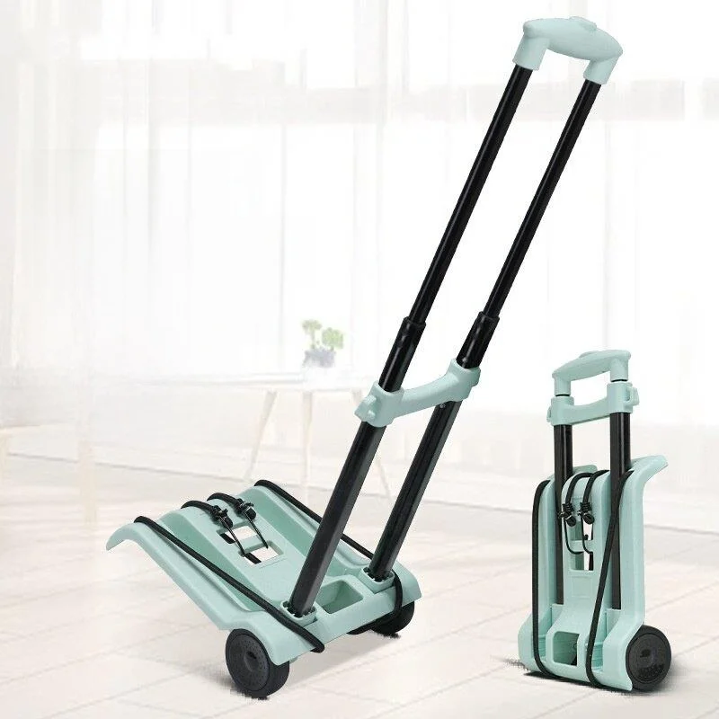 portable-folding-shopping-cart-hand-pullable-kitchen-storage-utility-vehicle-lightweight-plastic-produce-market-transport-caddy