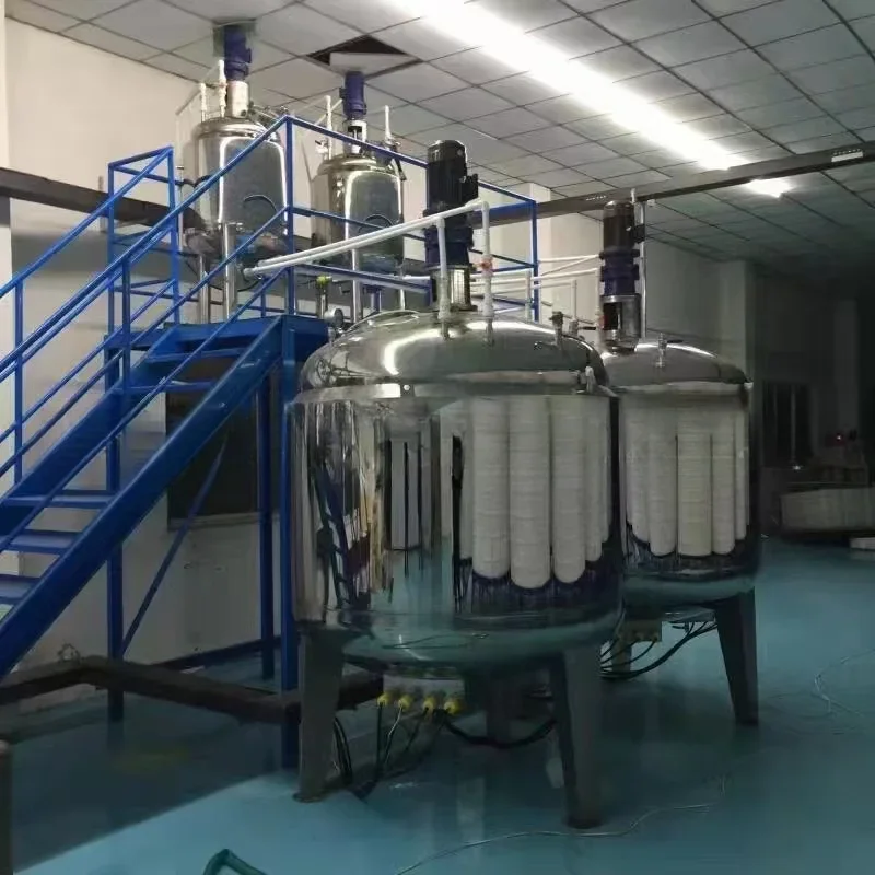 Stainless Steel Electric Heating Stirring Tank Double Layer Mixer Homogeneous Emulsification Tank Daily Chemical Food