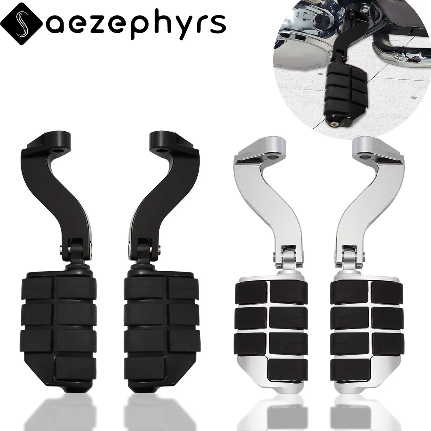 

Комплект кронштейнов для подножек заднего пассажира мотоцикла для Harley Touring CVO Road King FLHR Ultra Classic Electra Glide Street Glide FLHX Road Glide FLTRX Ultra Limited FLHTK 1993-2025