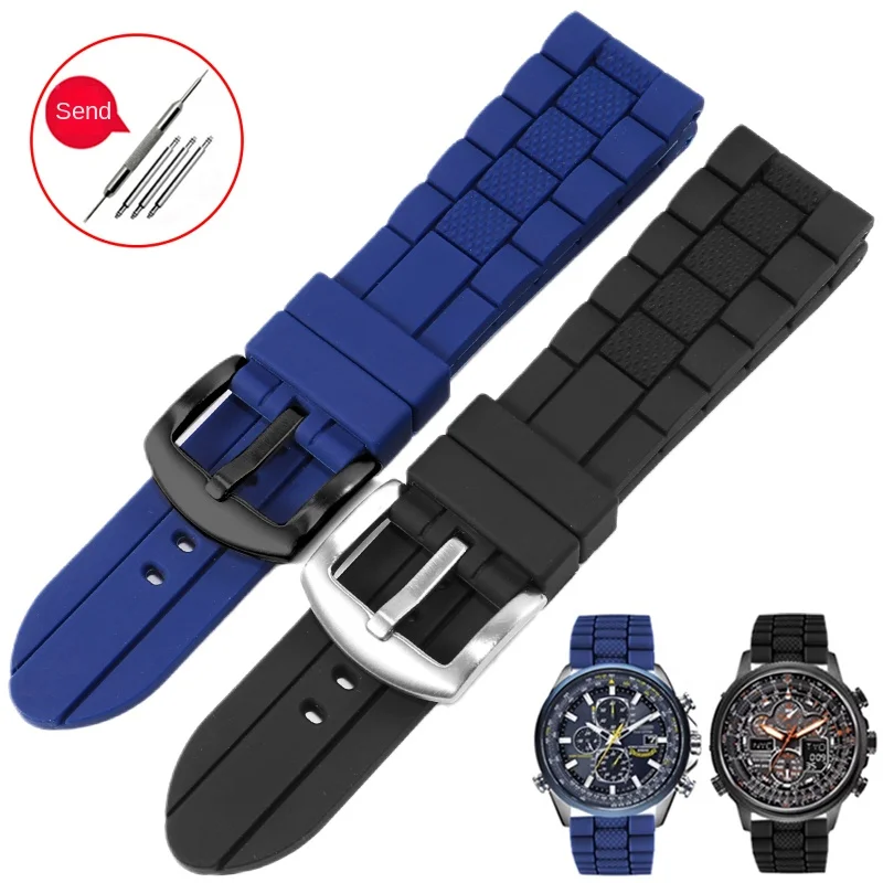 

Silicone Watch Strap Substitute For 5015/5000/5200 Series Flat Straight Rubber Watchband 23mm