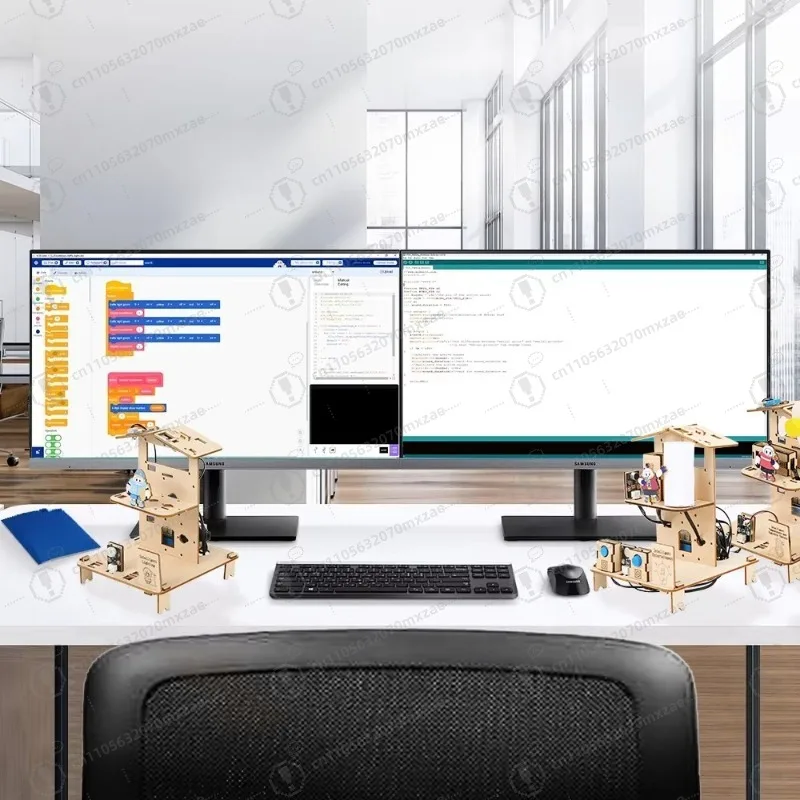 ODM Programmabile Educazione Apprendimento Attrezzature Set di giocattoli Legno Eco-Friendly Scuola Bambini Adulto Stelo fai da te Kit Smart Home