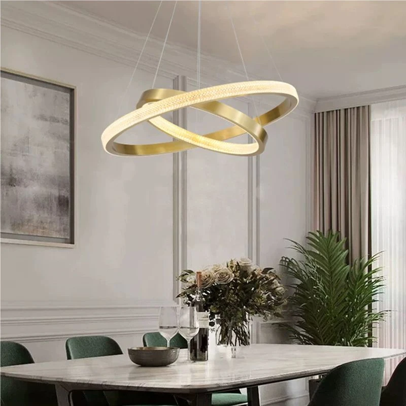 Living room pendant light, bedroom dining room, high-end exhibition hall, high rise villa, light luxury lobby pendant light