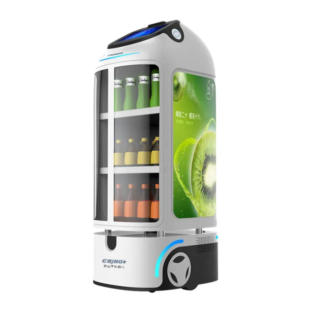 Recém-chegado hotel catering robô cafeteria restaurante garçom serviço robô carro escritório edifício serviço auto elevador