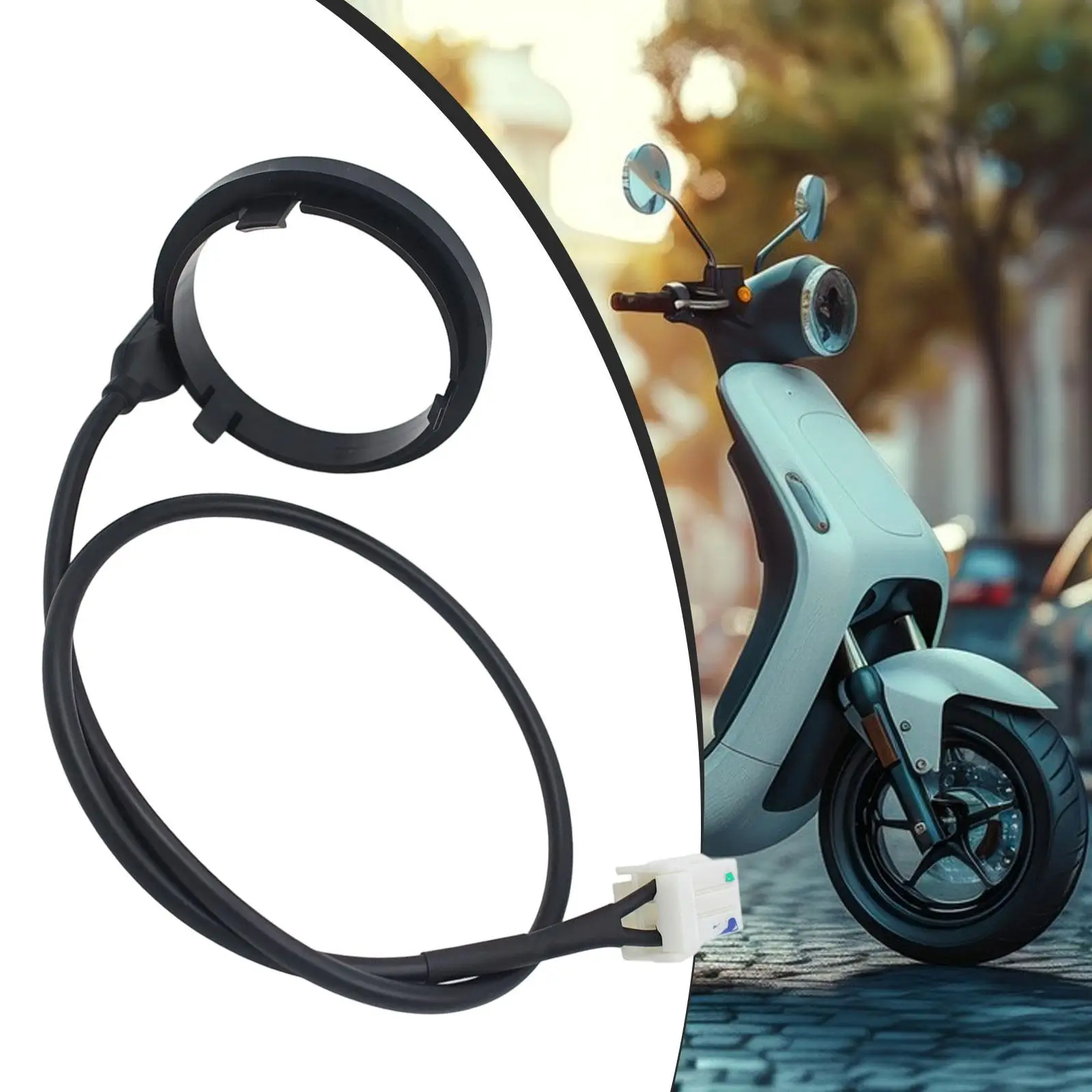 Motorcycle Immobilizer Antenna Coil Starter Induction Key Reader Durable Plastic Part for Fly Beverly EURO 3