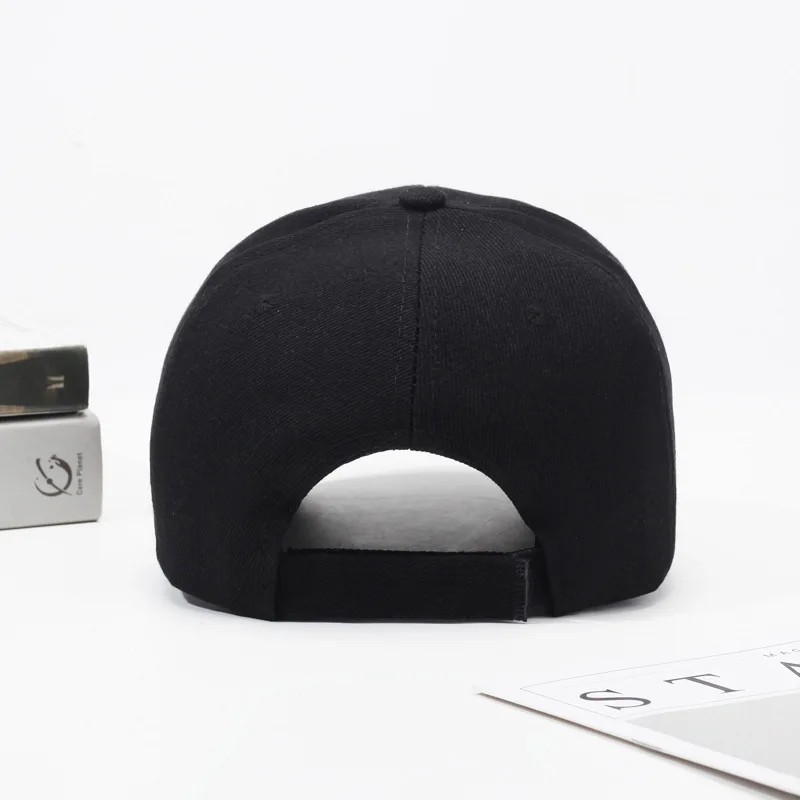 블랙 캡 솔리드 컬러 야구 모자 스냅 백 캡 카스켓 모자 장착 캐주얼 고라스 힙합 아빠 모자 남성용 여성용 유니섹스