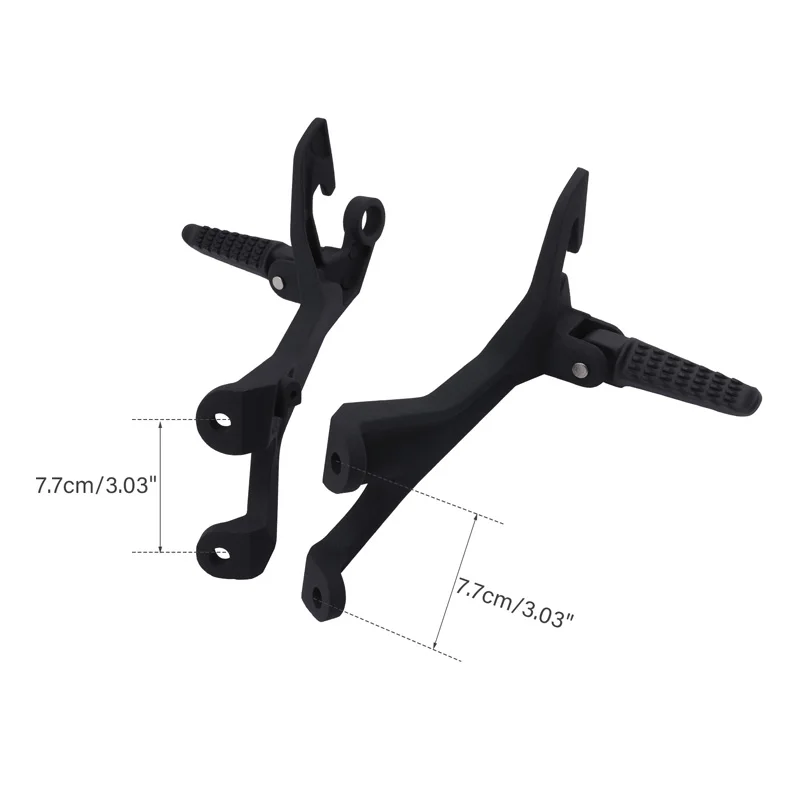 Rear Footrest Footpegs Bracket For Kawasaki Ninja 400 2018-2024 Z400 2019-2024 Z500 2024-2025 Motorcycle Accessories