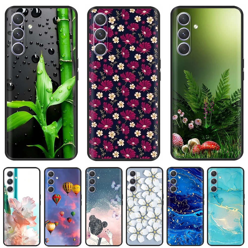 A55 5G Case For Samsung Galaxy A55 New Fashion Marble Silicone Soft TPU Phone Cover For Samsung Galaxy A55 5G Coque A556B A556E