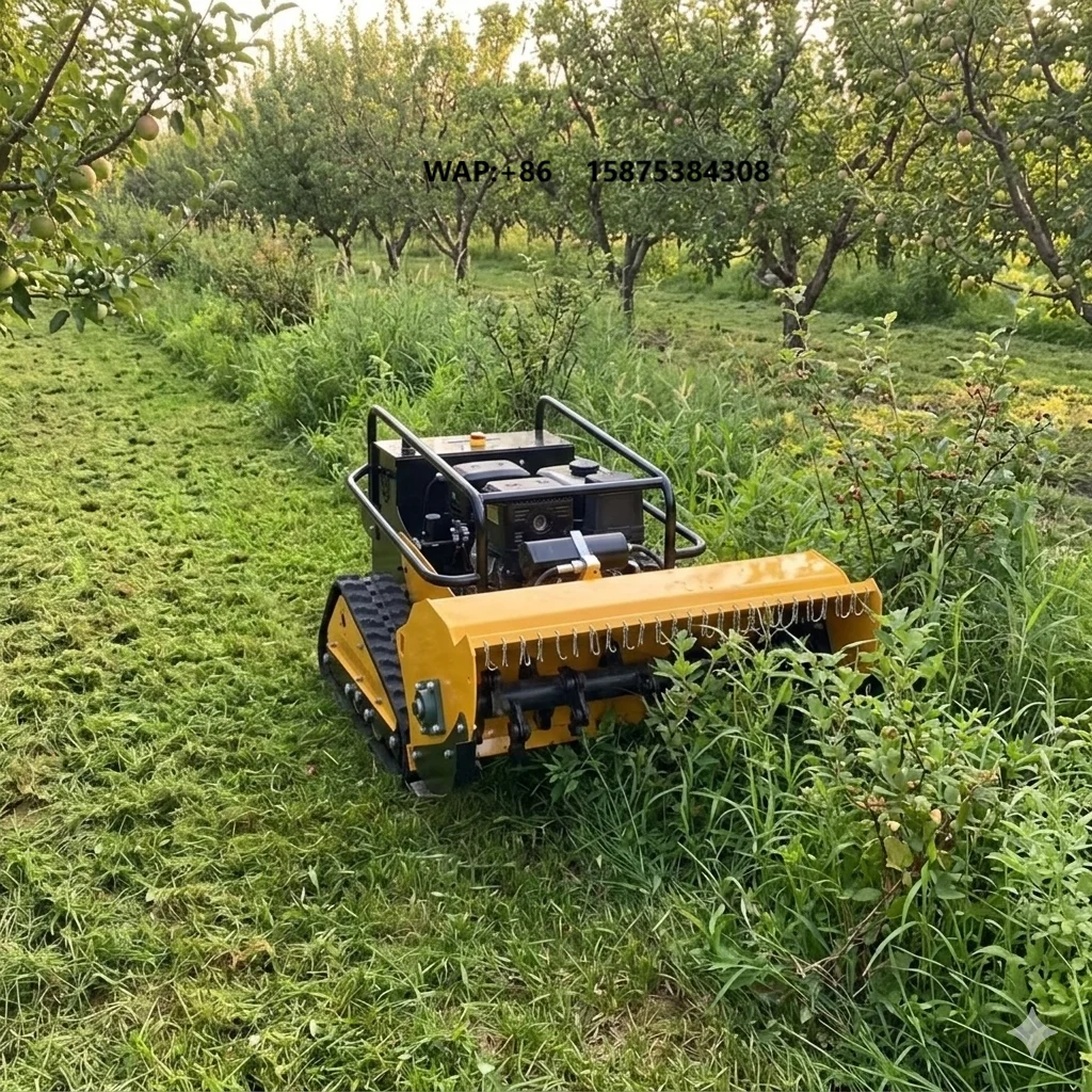 High Efficiency Low Maintenance Remote Control Lawn Mower Designed for Heavy-Duty Mowing Jobs