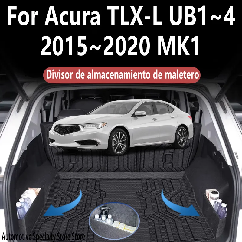 For Acura TLX-L UB1~4 2015~2020 19 MK1 Trunk Storage Partition Thickening Storage Auto Interior Parts Organizer Car Accessories