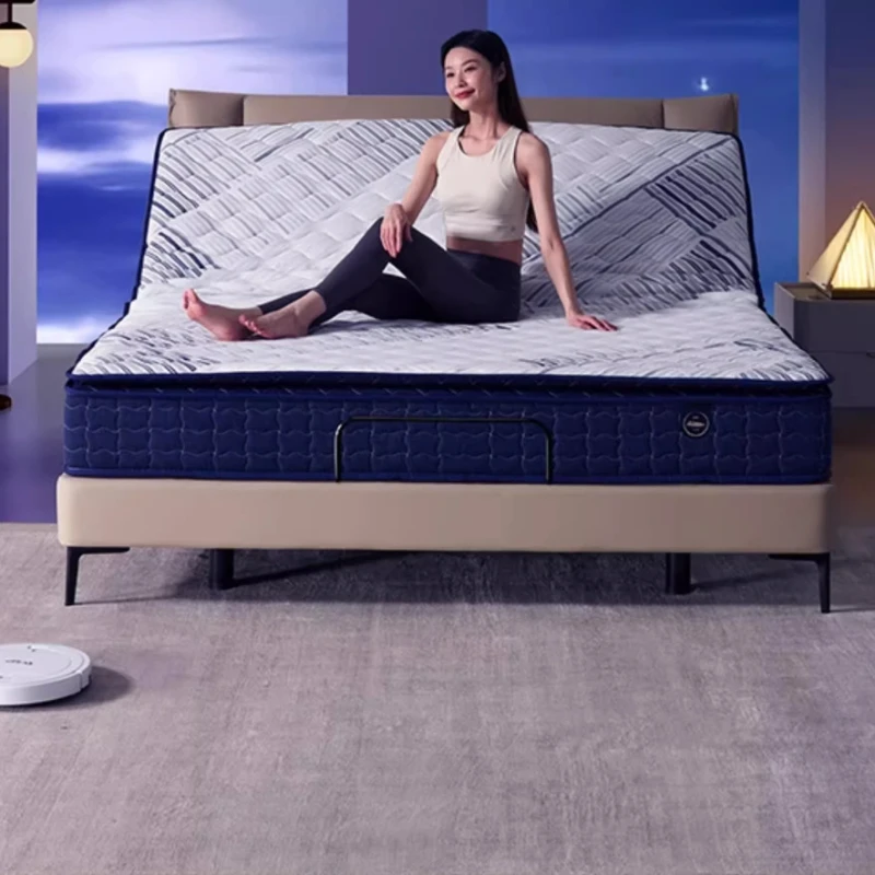 Bedroom Floating Bed Design Multifunctional Travel Loft Full Space Saving Double Bed Modern Safe Muebles Lounge Suite Furniture