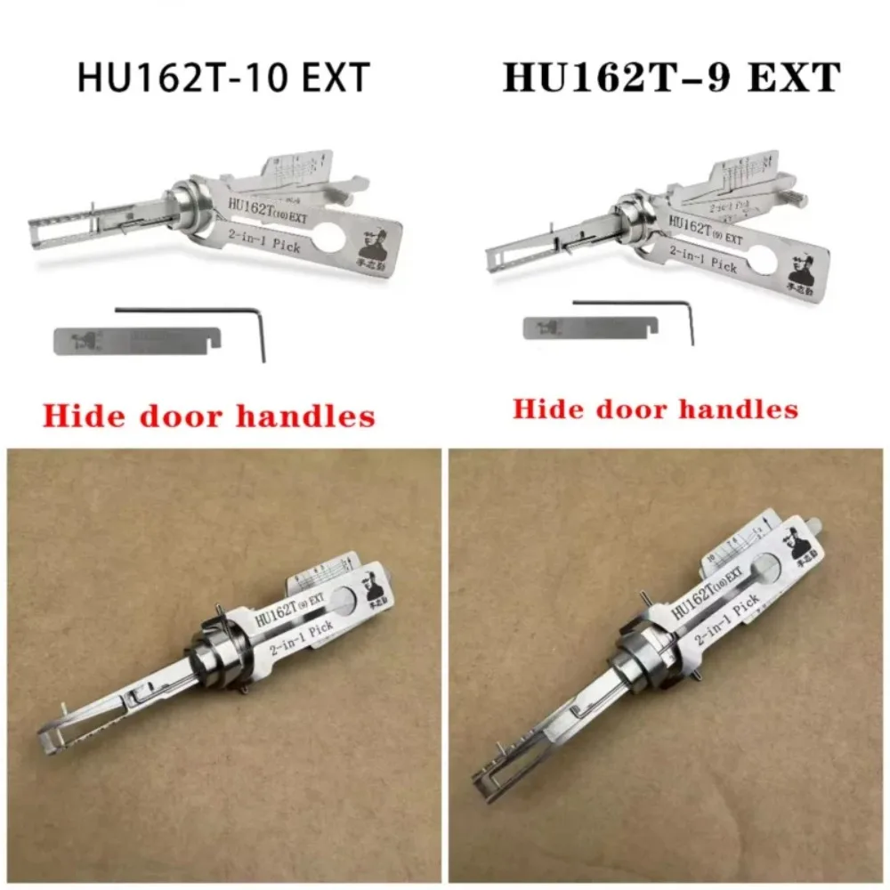 HU162T-9 EXT HU162T-10 EXT Decoder Hide Handle LISHI 2in1 New Multi-funct Authentic Products Locksmith Auto Repair Tools