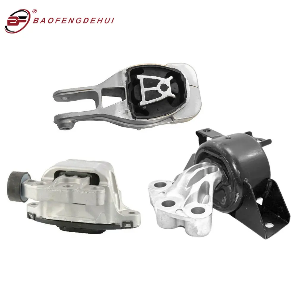 BF New 3PCS Engine Motor & Manual Trans Mount for Chevrolet Chevy Sonic 1.4L 2019-2020 1.6L 1.8 L 95169684 95199617