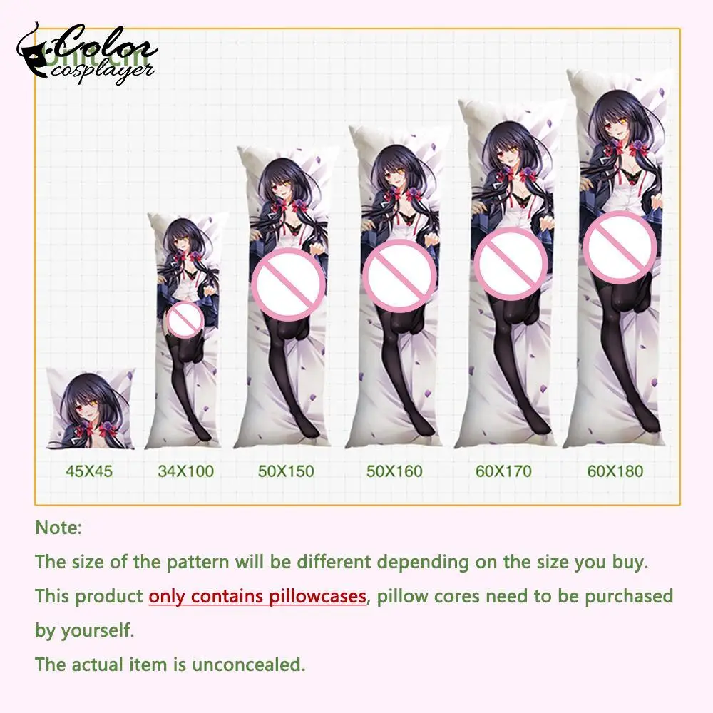 Color Cosplayer Diy Dakimakura Double Side Print Hugging Body Pillow Case Anime Cosplay Props Soft Pillow Cover Otaku Gift image 5