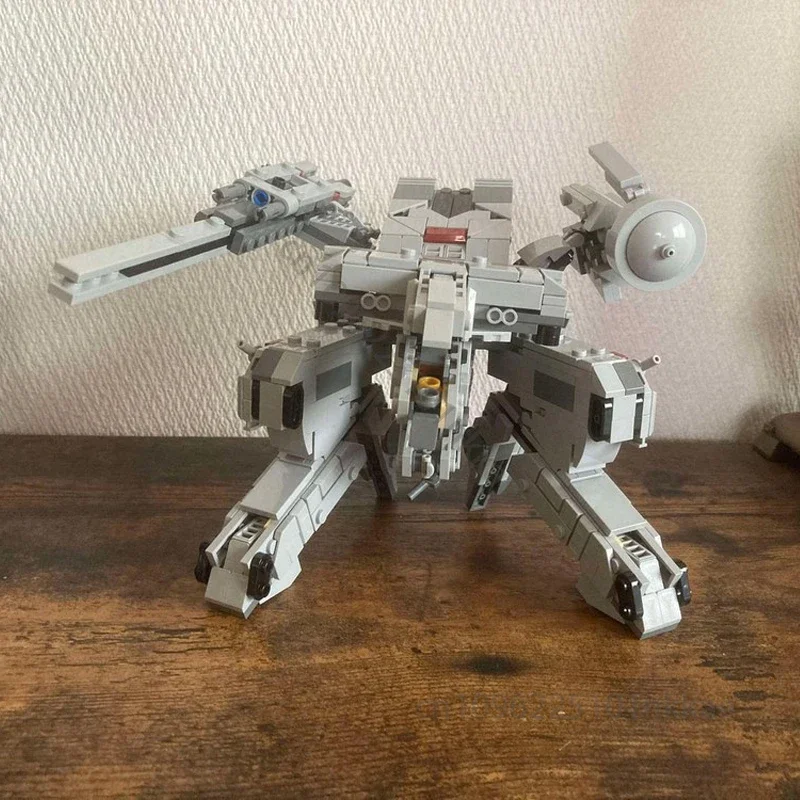 Blocs de construction MOC, armure de chasse, équipement métallique Rex, robotique mécanique, briques à assembler éducatives, jouet pour enfants, cadeau d'anniversaire et de noël